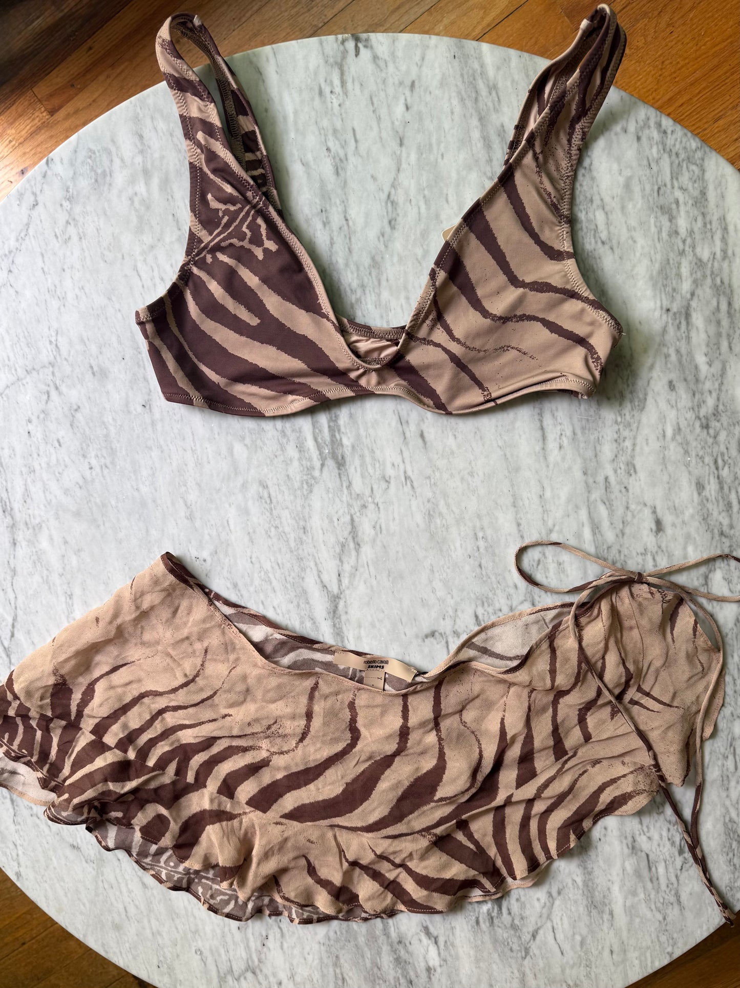 CAVALLI X SKIMS Low Rise Mini Skirt Cover Up - Size MEDIUM