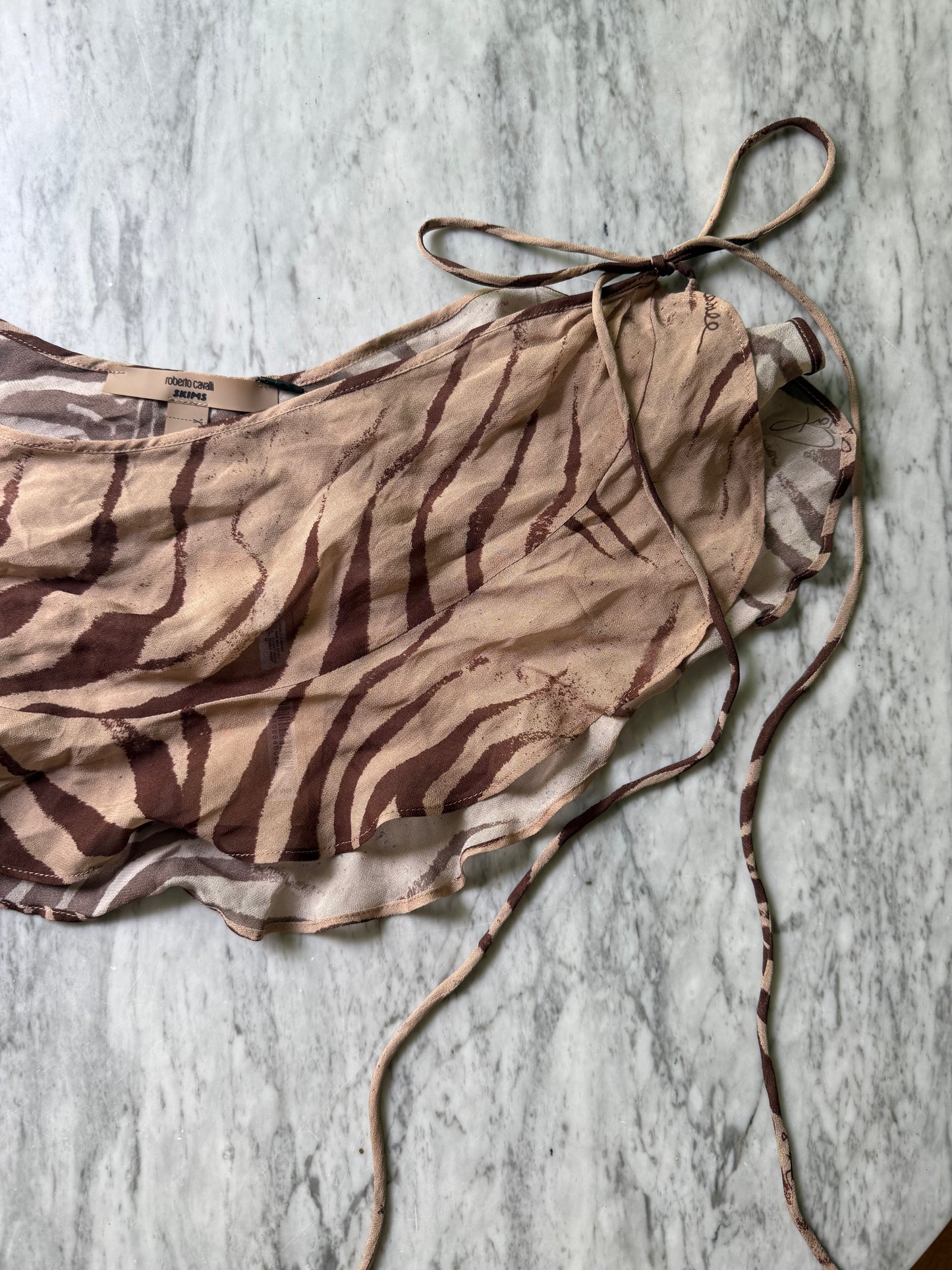 CAVALLI X SKIMS Low Rise Mini Skirt Cover Up - Size MEDIUM