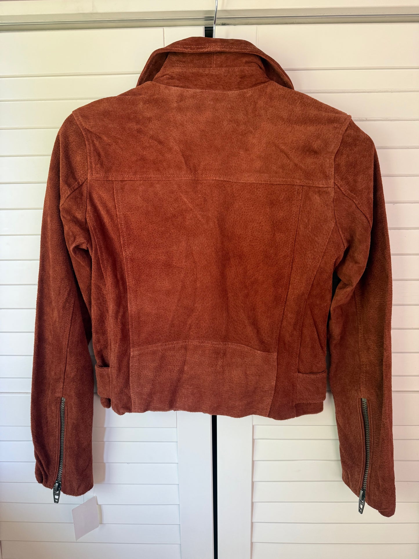 BLANKNYC Suede Leather Moto Jacket - Size XS