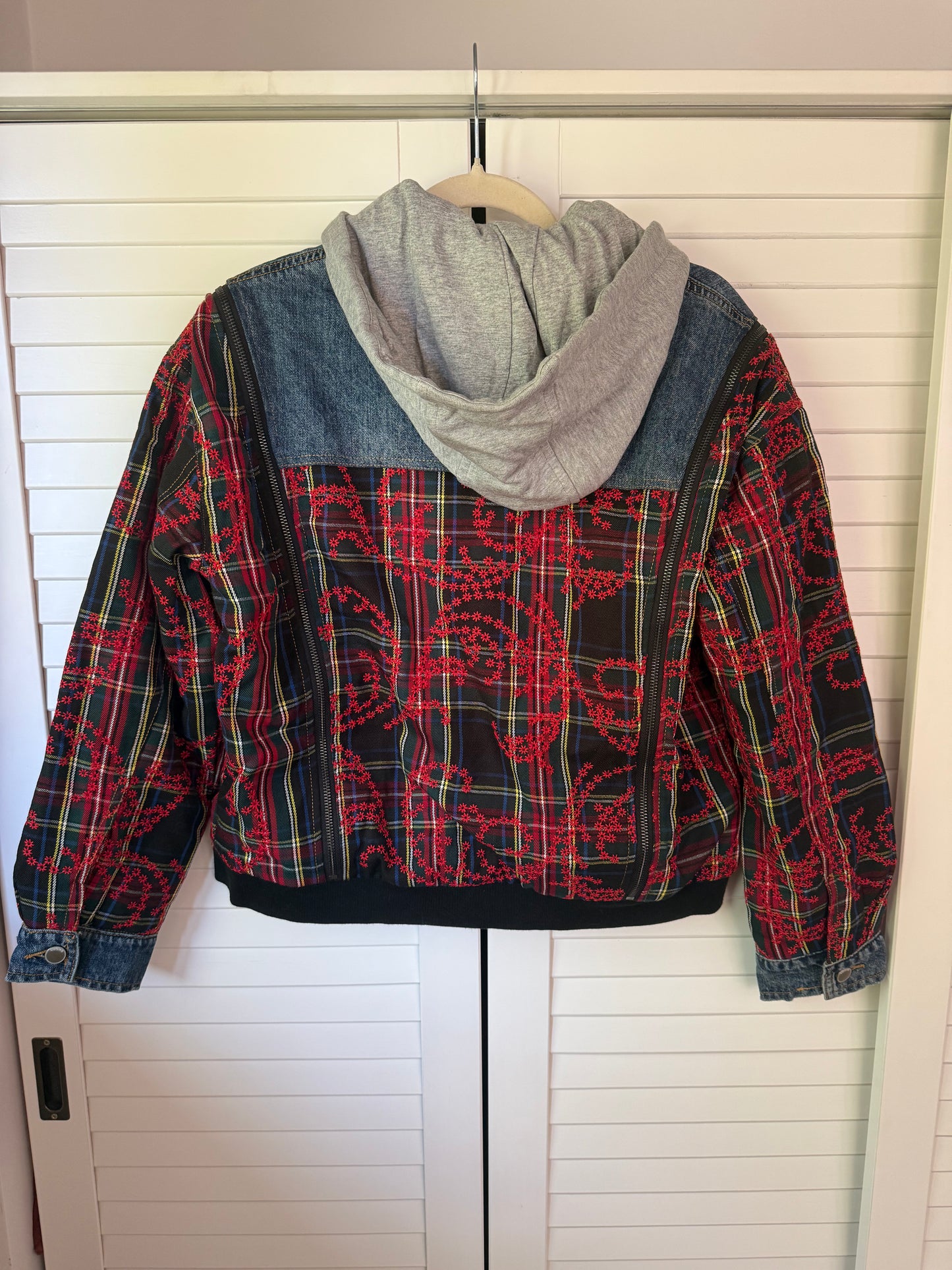DESIGUAL Hybrid Denim Jacket - Size Small