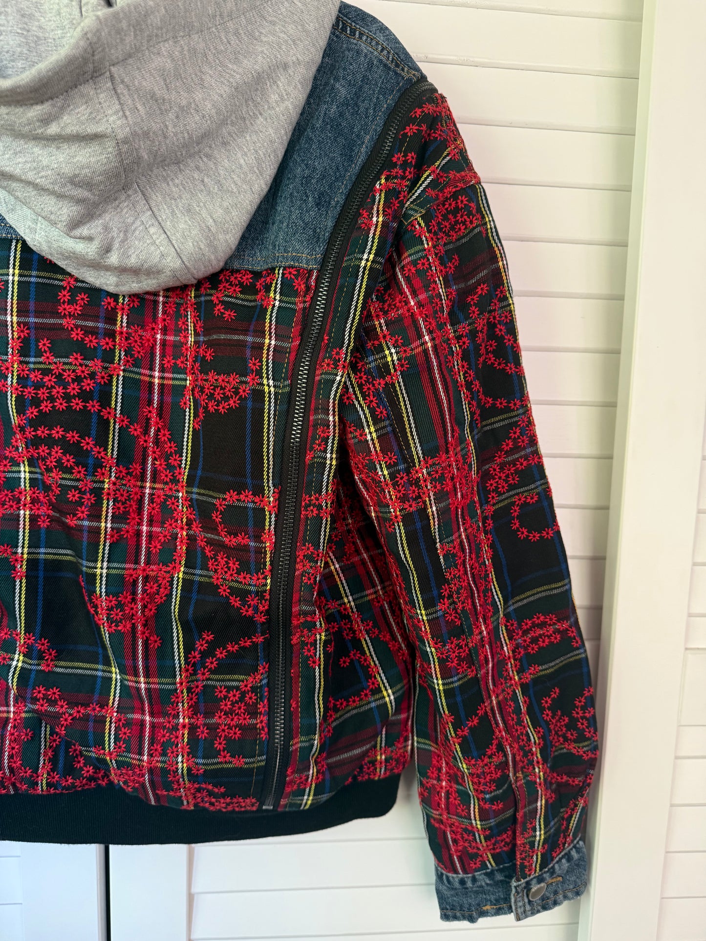 DESIGUAL Hybrid Denim Jacket - Size Small