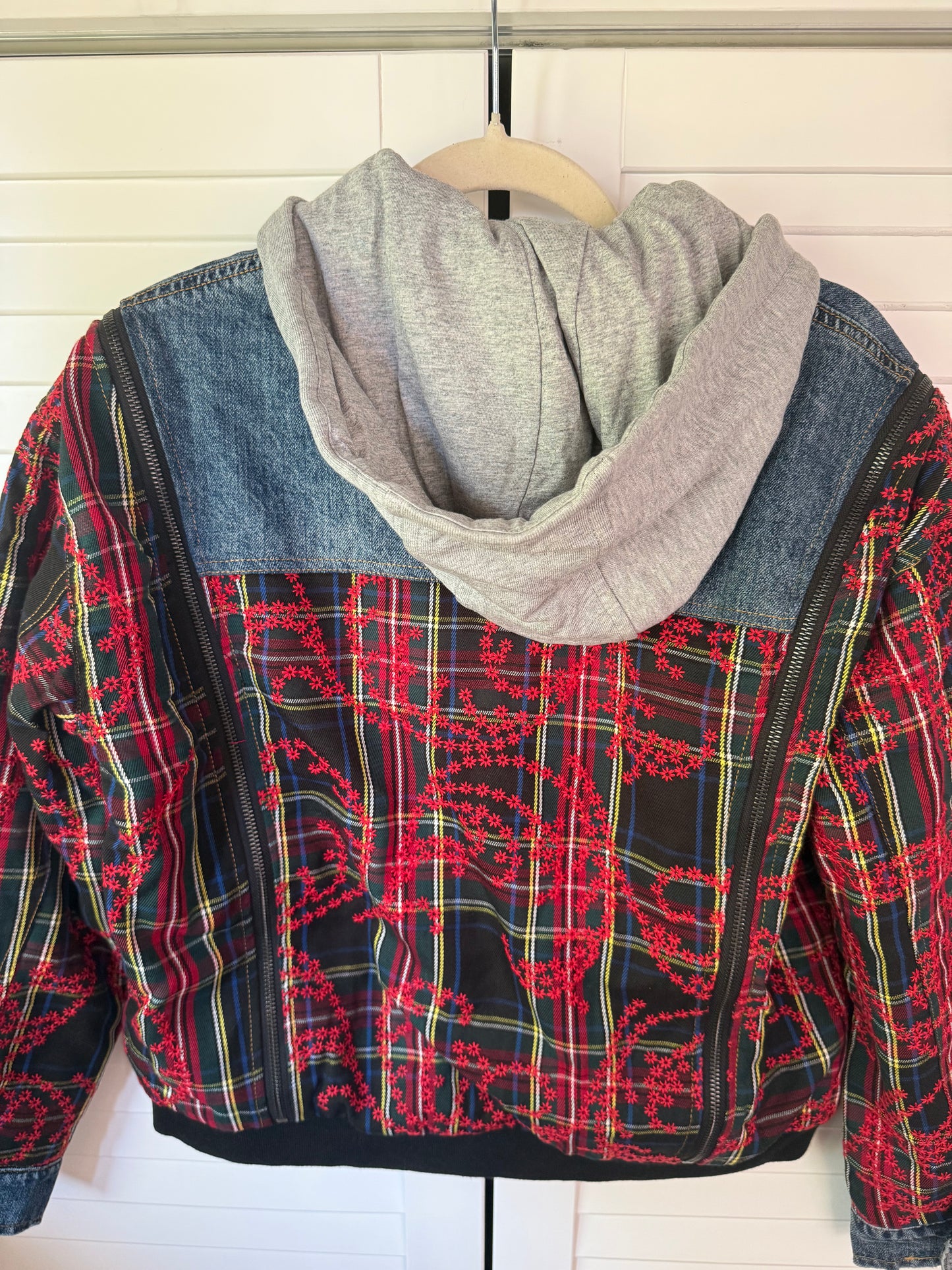 DESIGUAL Hybrid Denim Jacket - Size Small