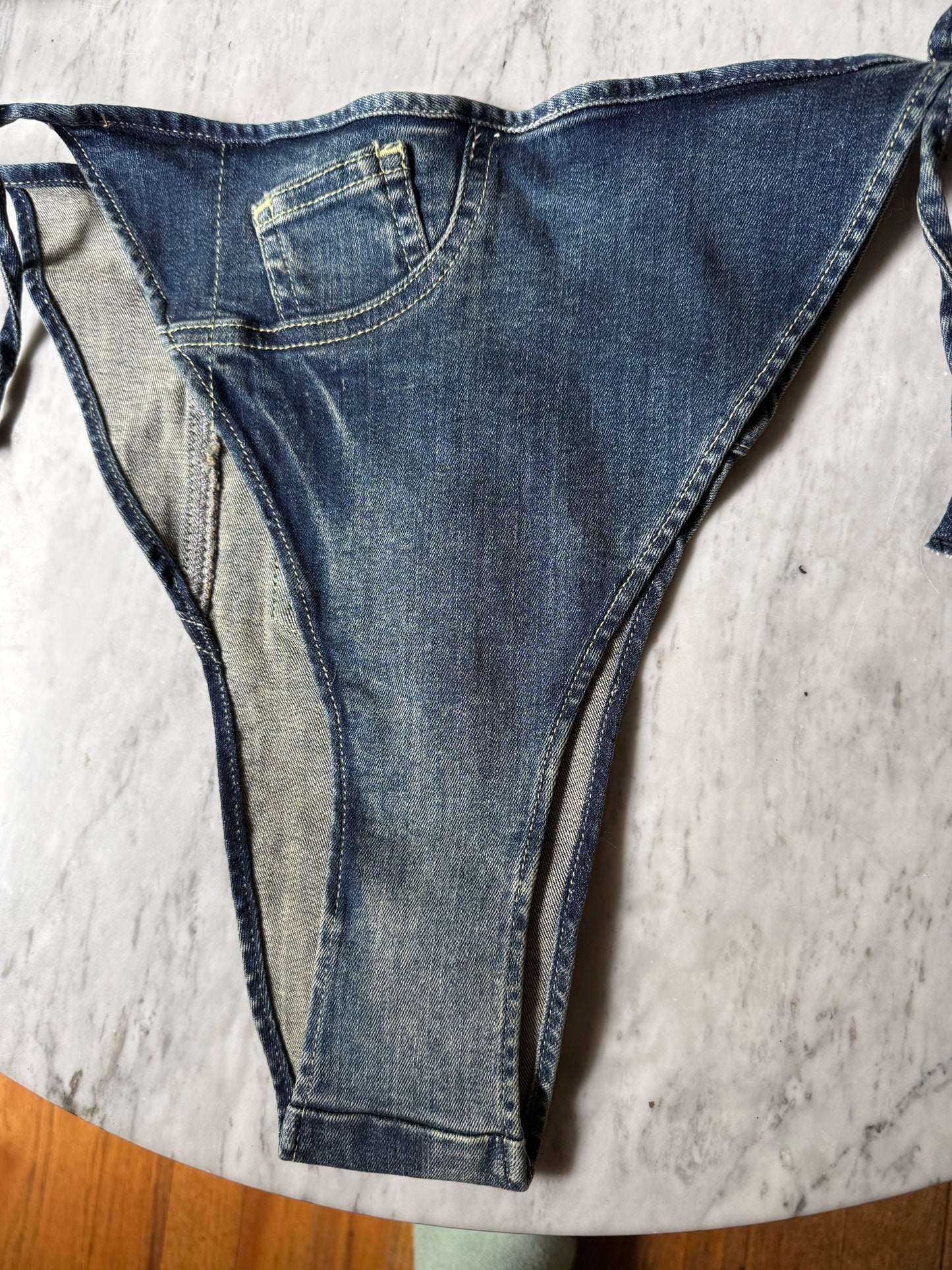 SKIMS Swim Denim Bikini Set - Size 2X