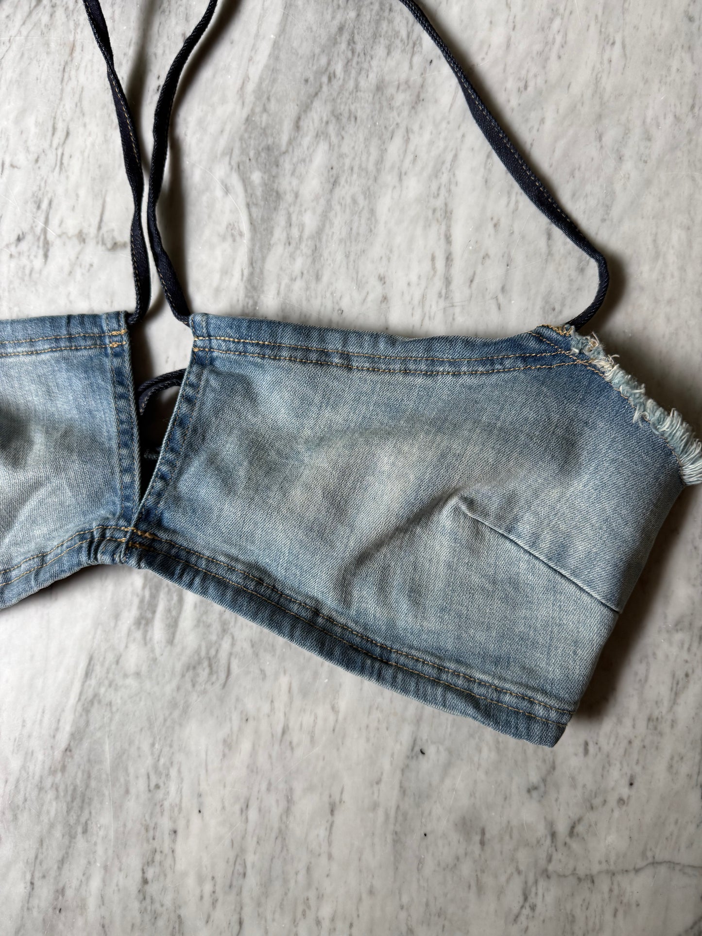 SKIMS Swim Denim Bikini Set - Size 2X