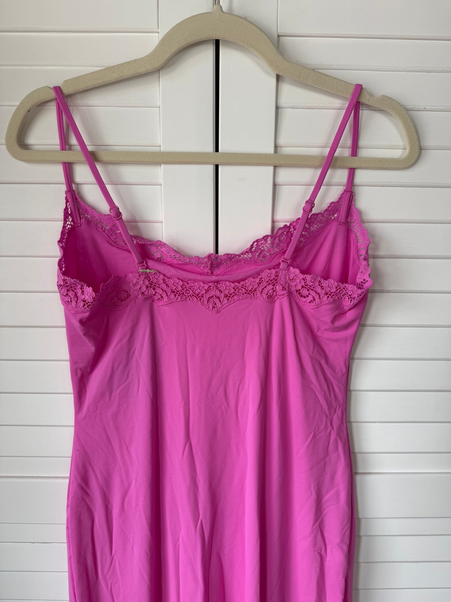 SKIMS Fits Everybody Lace Long Slip Dress - Size Large