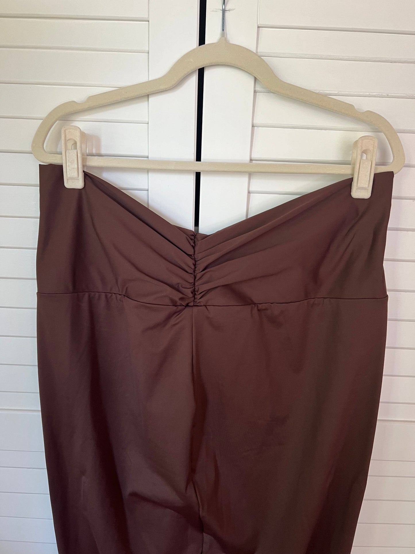 SKIMS Recycled Swim Sarong Skirt - Cocoa Brown - 2X