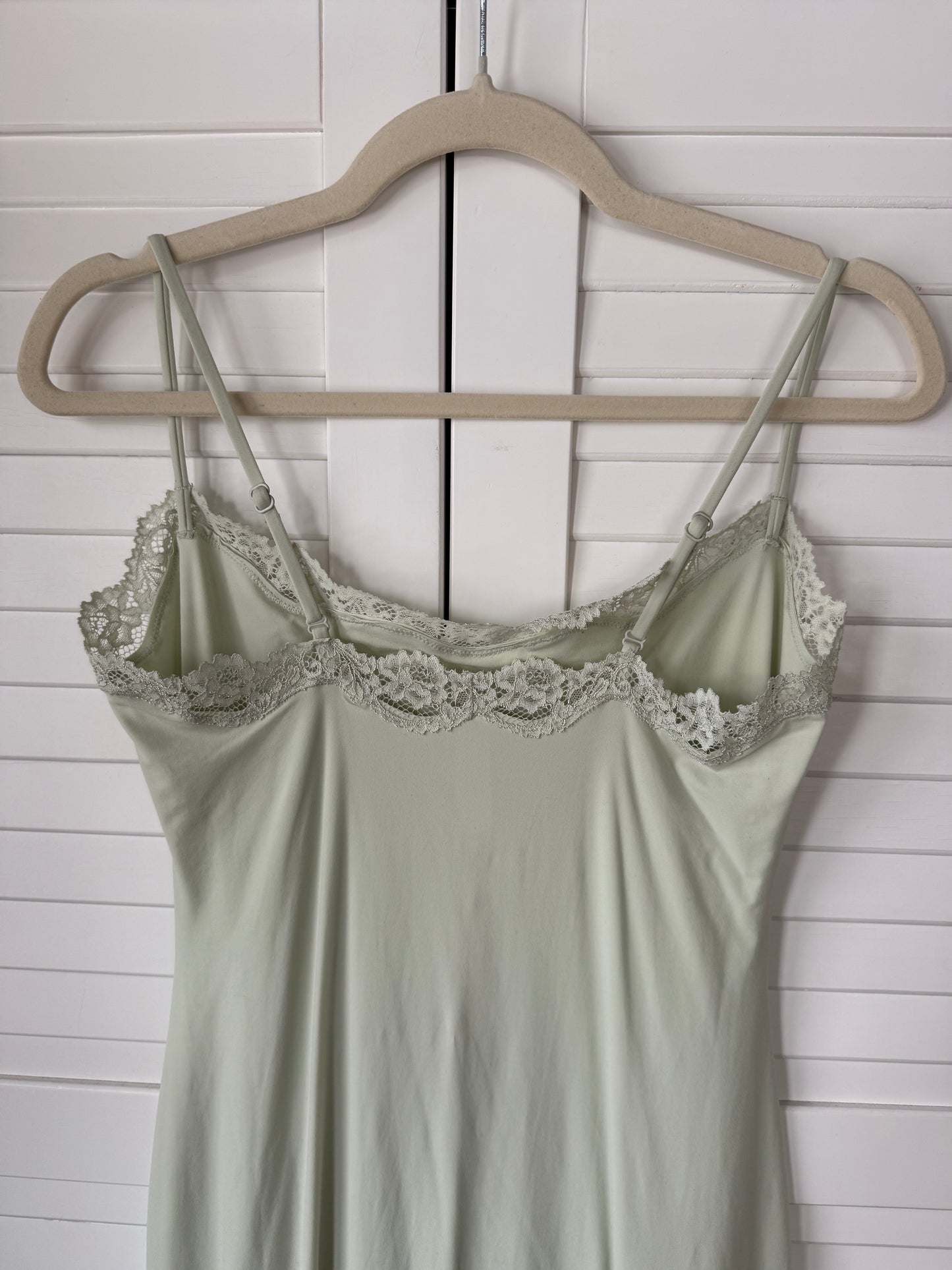 SKIMS Fits Everybody Lace Long Slip Dress - Size Large