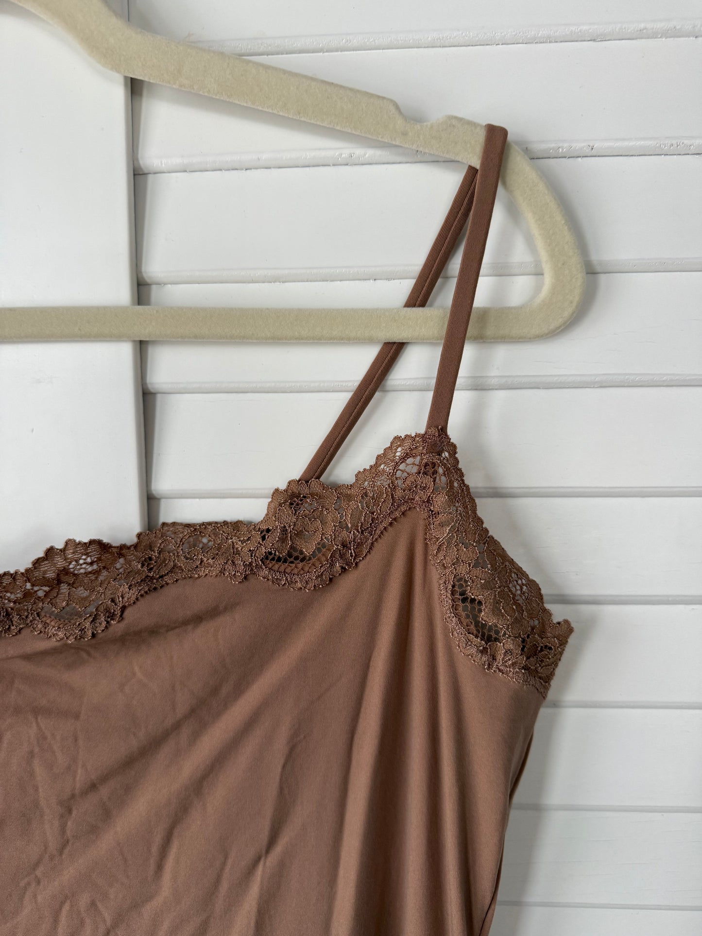 SKIMS Fits Everybody Lace Long Slip Dress - Size 2X