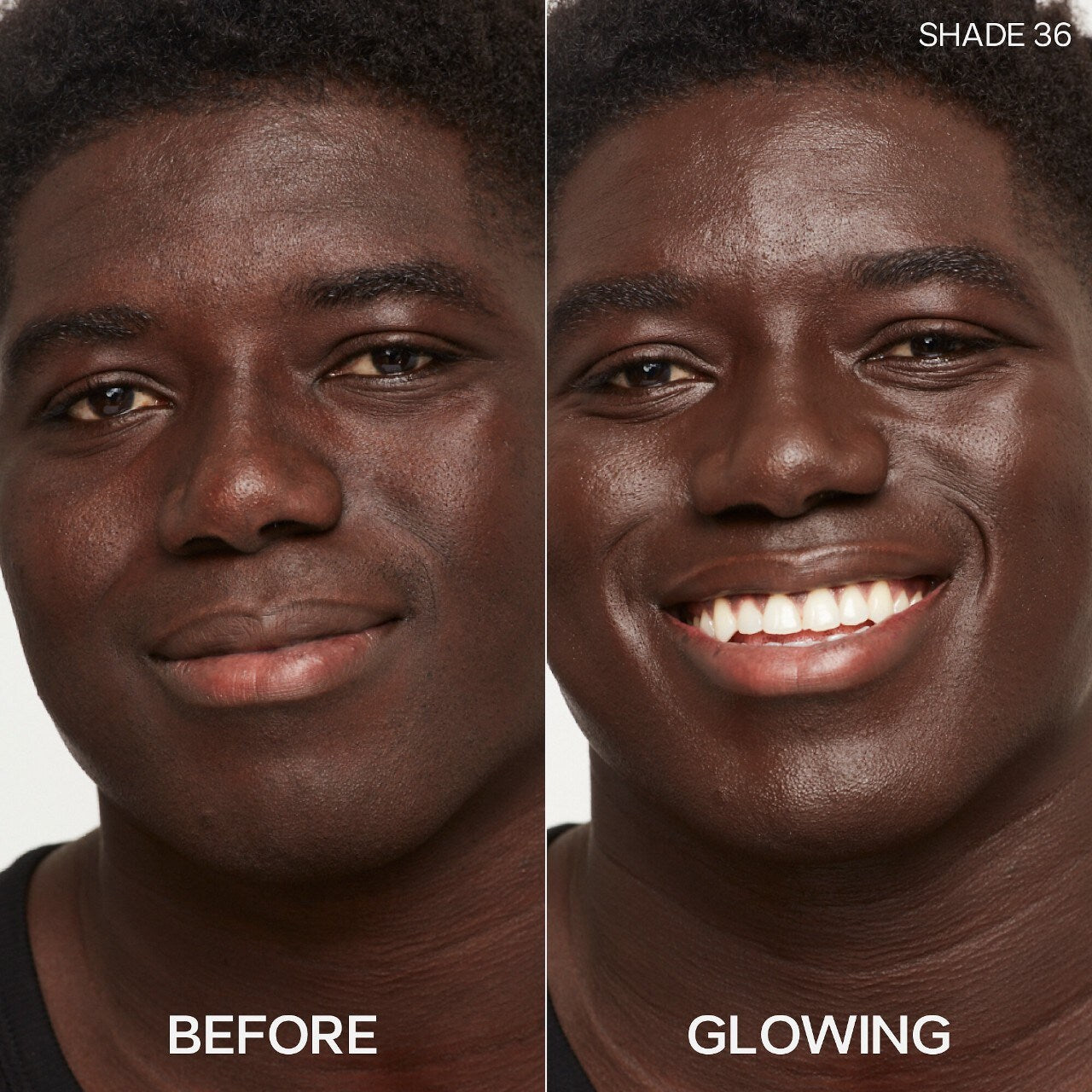 Glowy Super Skin Tint Foundation - 36 - rich skin tones with cool undertones - Saie